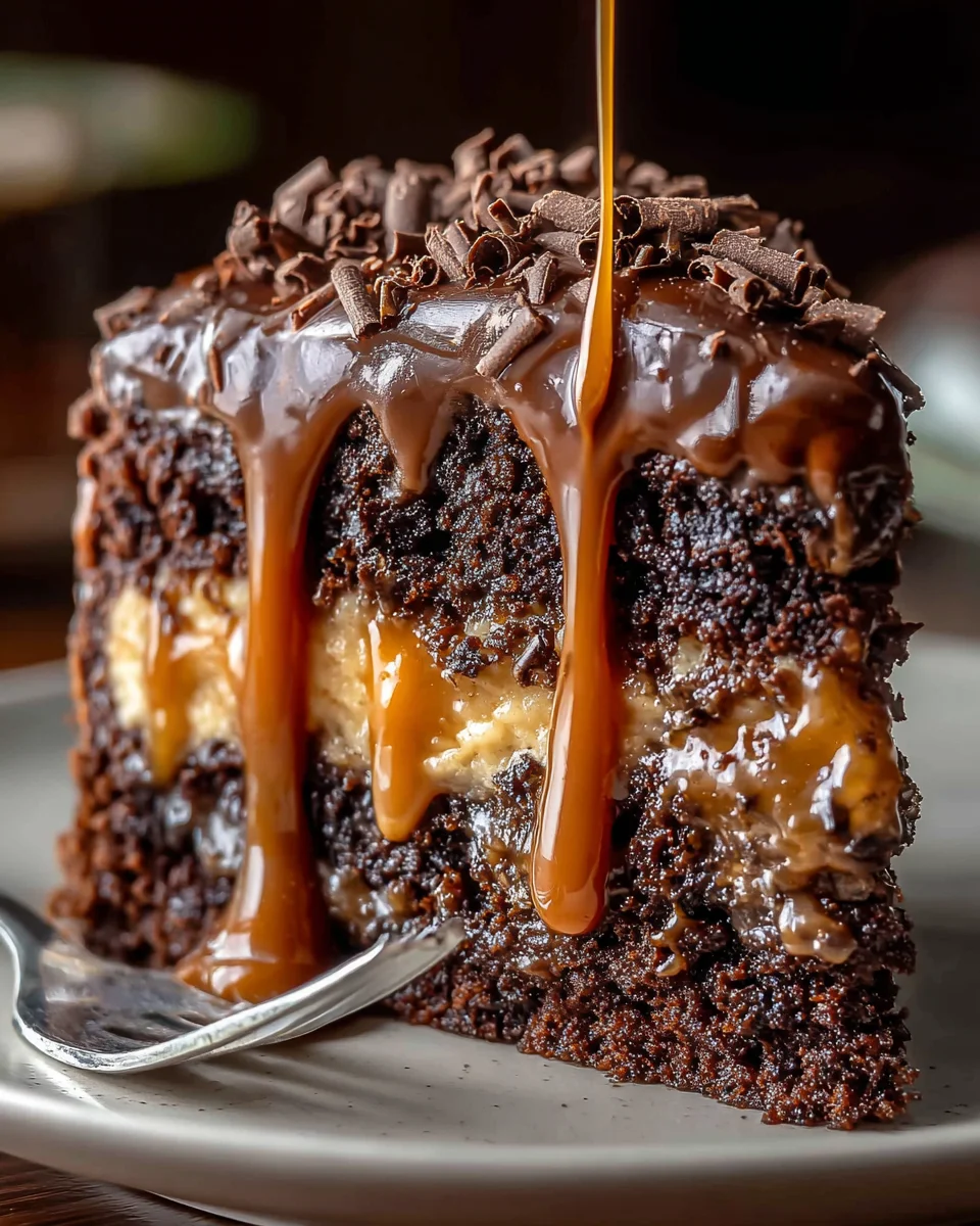Chocolate Caramel Dump Cake Recipe 21 Chocolate