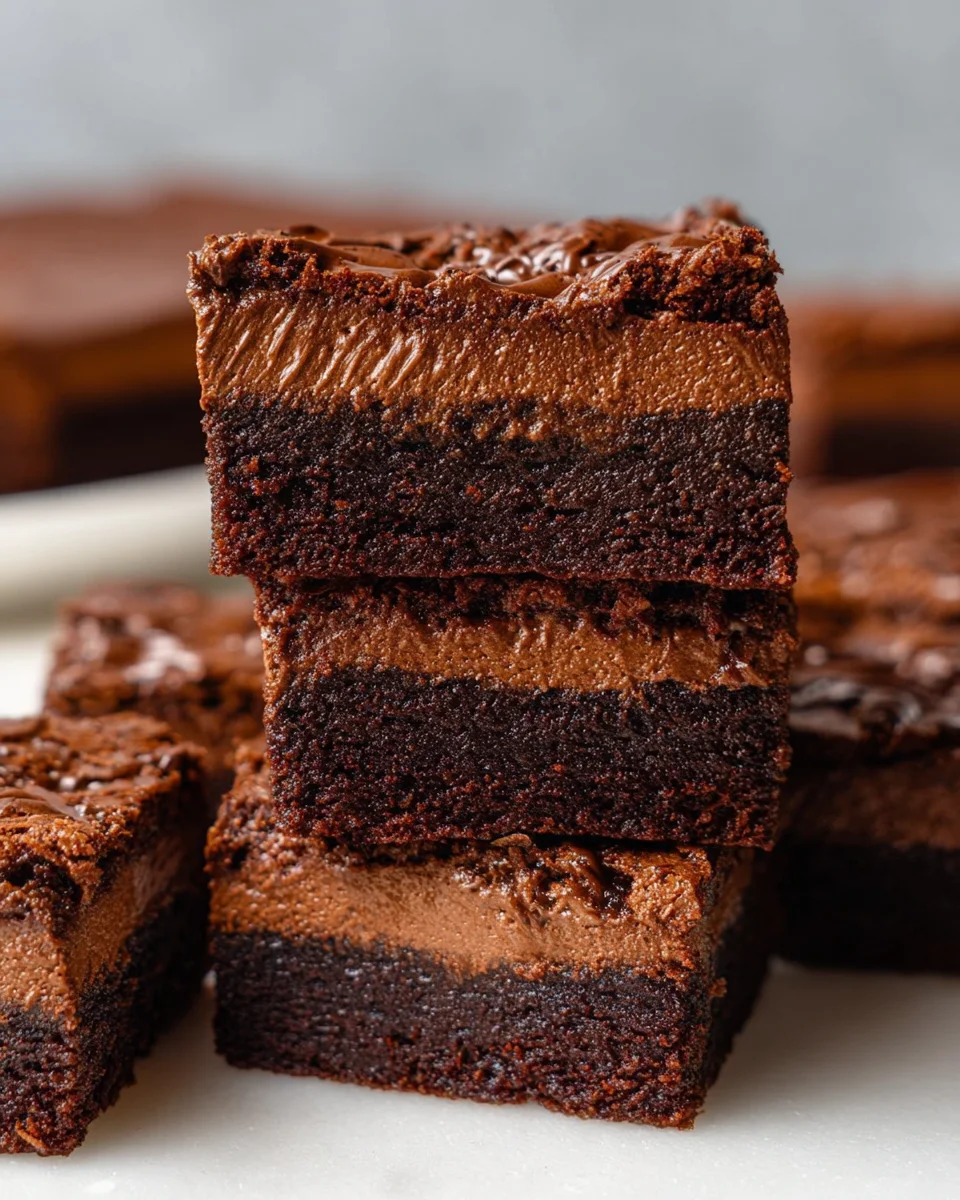 Chocolate Mousse Brownies Recipe 27 Chocolate