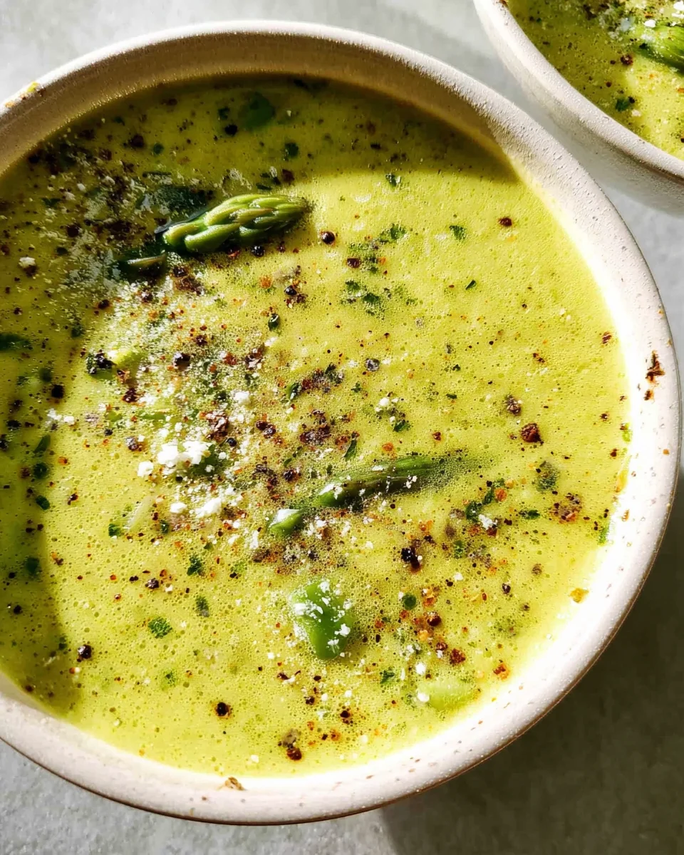 Creamy Asparagus Soup (without cream!) 19 Creamy