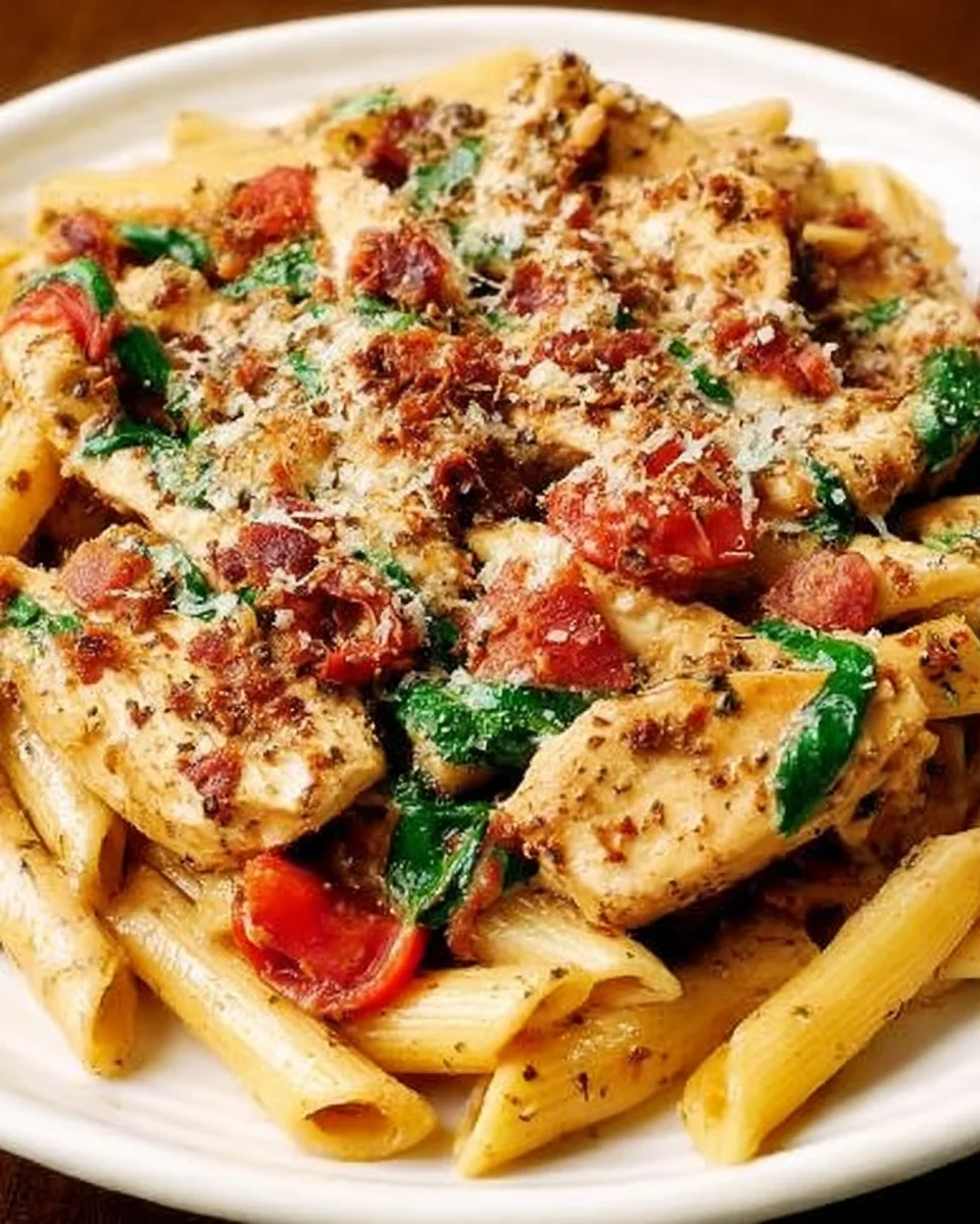 Creamy Chicken Pasta with Bacon 22 Creamy