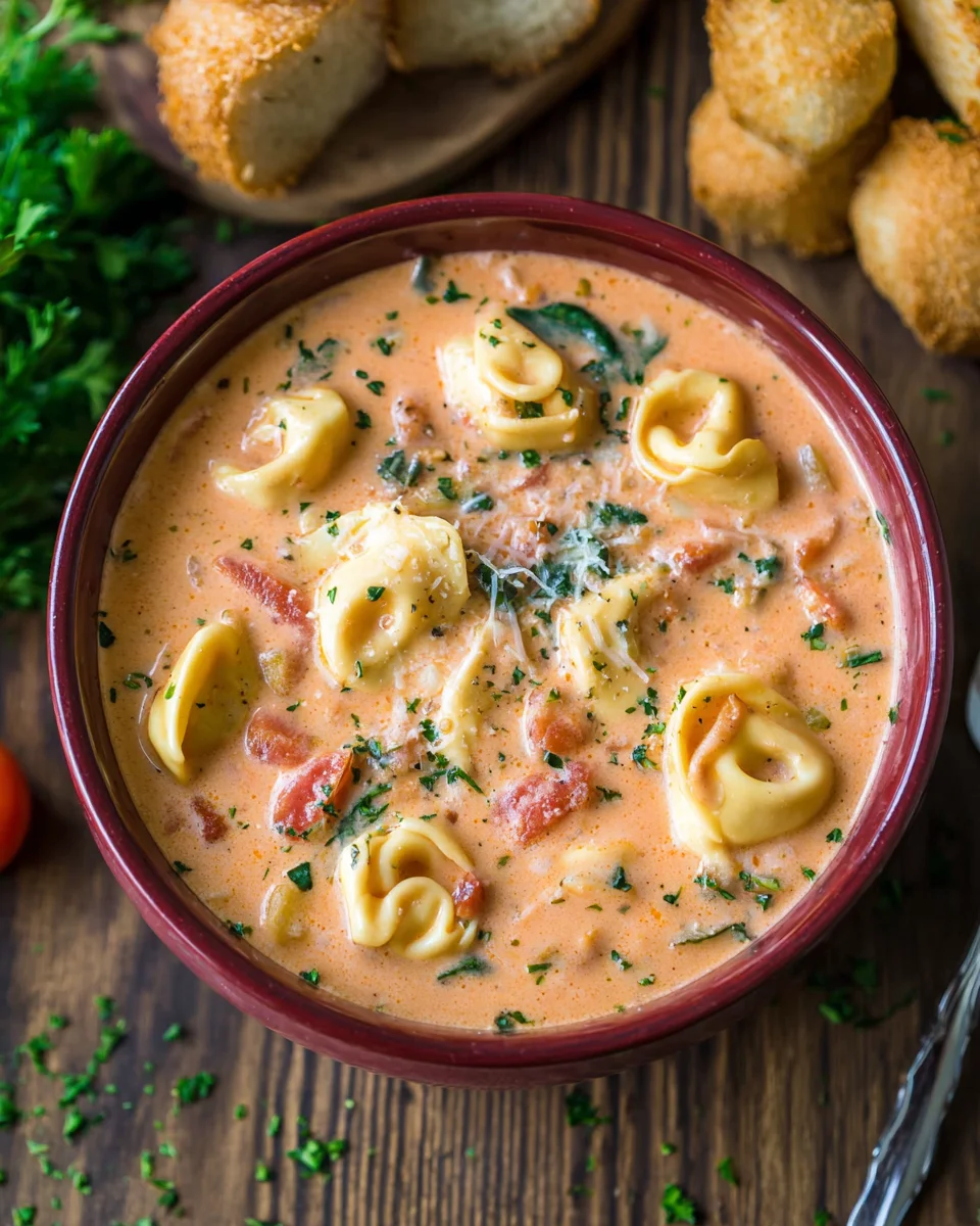 Creamy Tuscan Tortellini Soup 20 Creamy