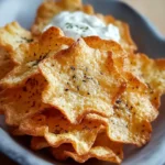 Crispy Cottage Cheese Chips
