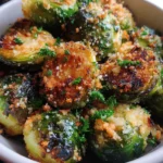 Crispy Parmesan-Crusted Roasted Brussels Sprouts