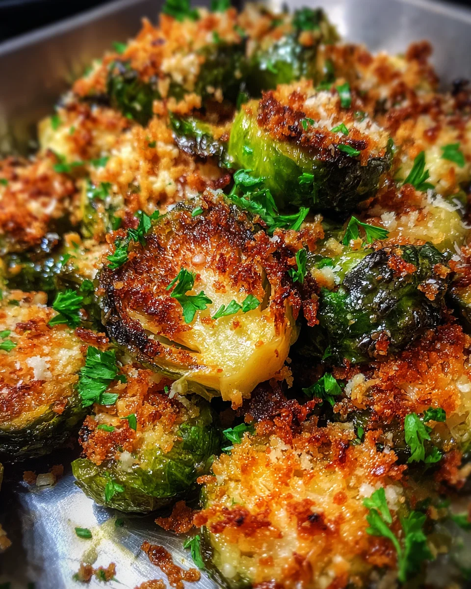 Crispy Parmesan-Crusted Roasted Brussels Sprouts 21 Crispy