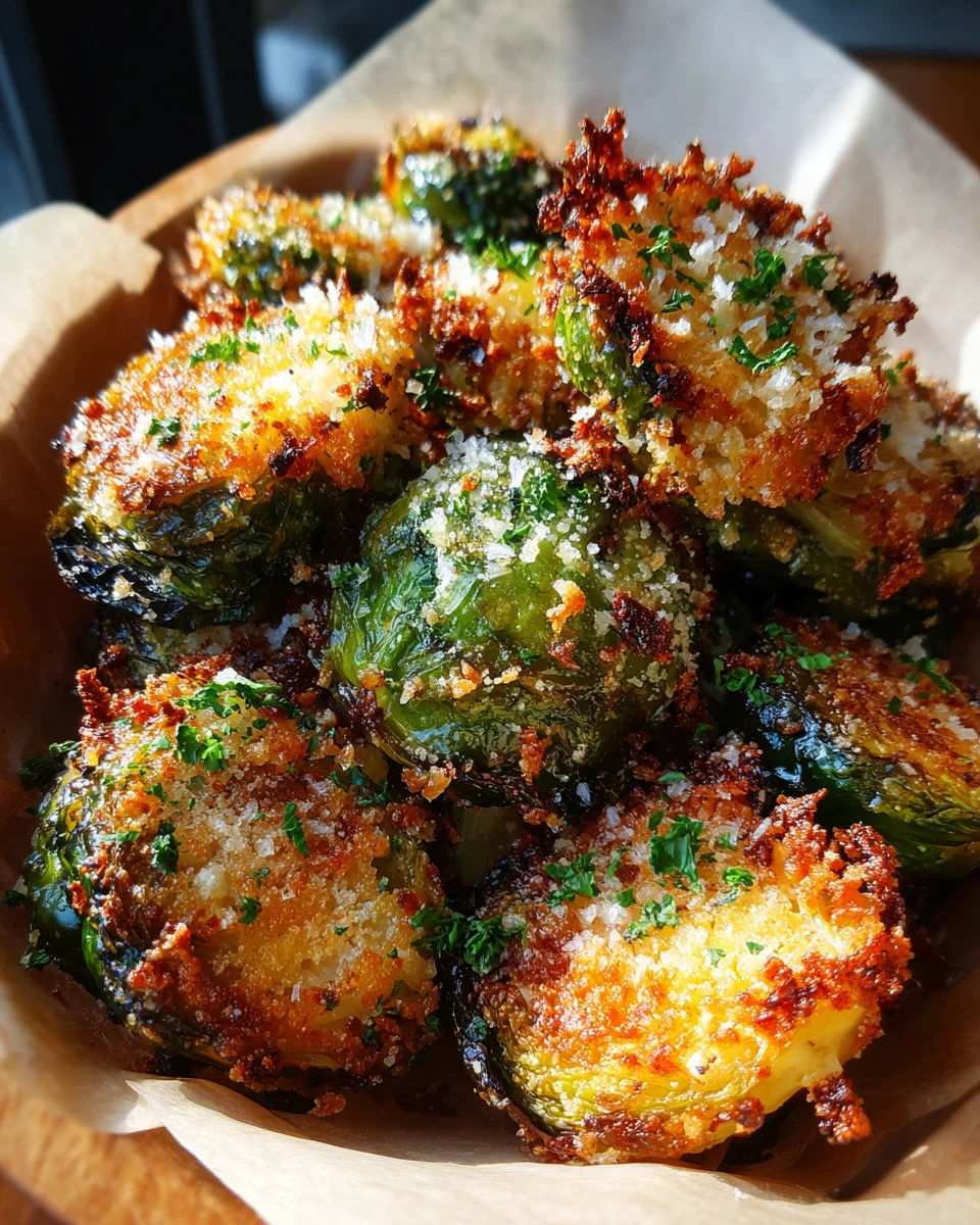 Crispy Parmesan-Crusted Roasted Brussels Sprouts 22 Crispy