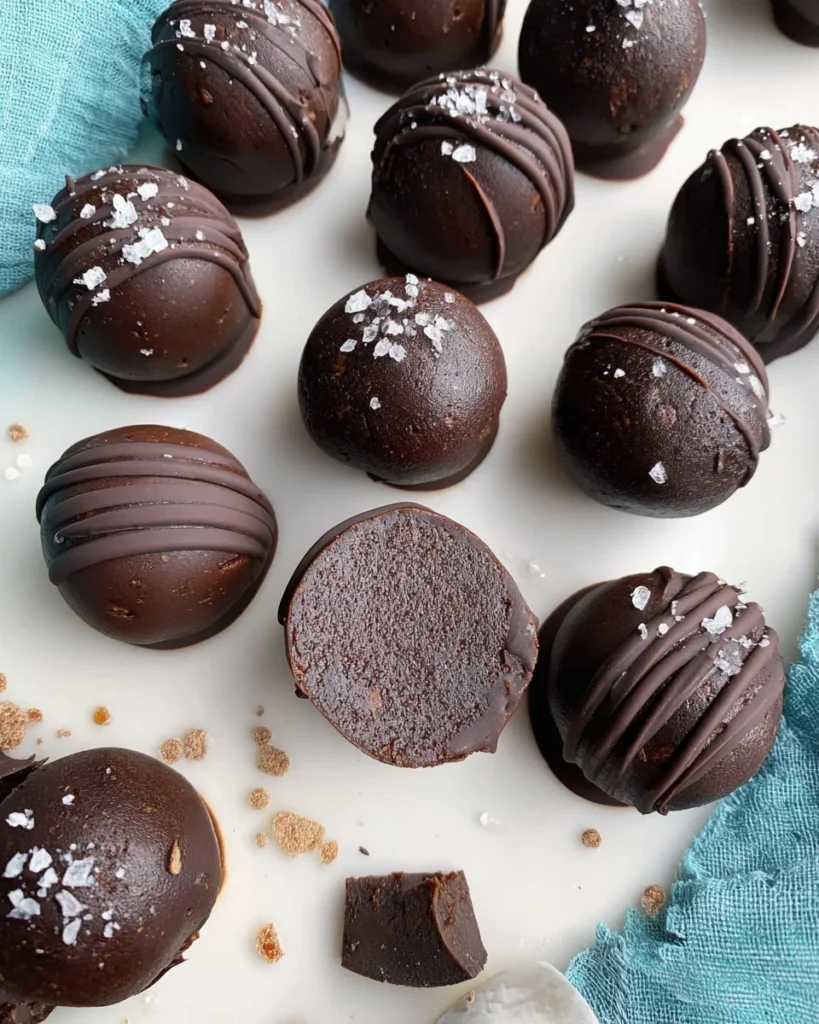 Dark Chocolate Protein Balls (No Bake, Low Carb)