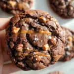 Double Chocolate Salted Caramel Cookies 28 Double Chocolate Salted Caramel Cookies