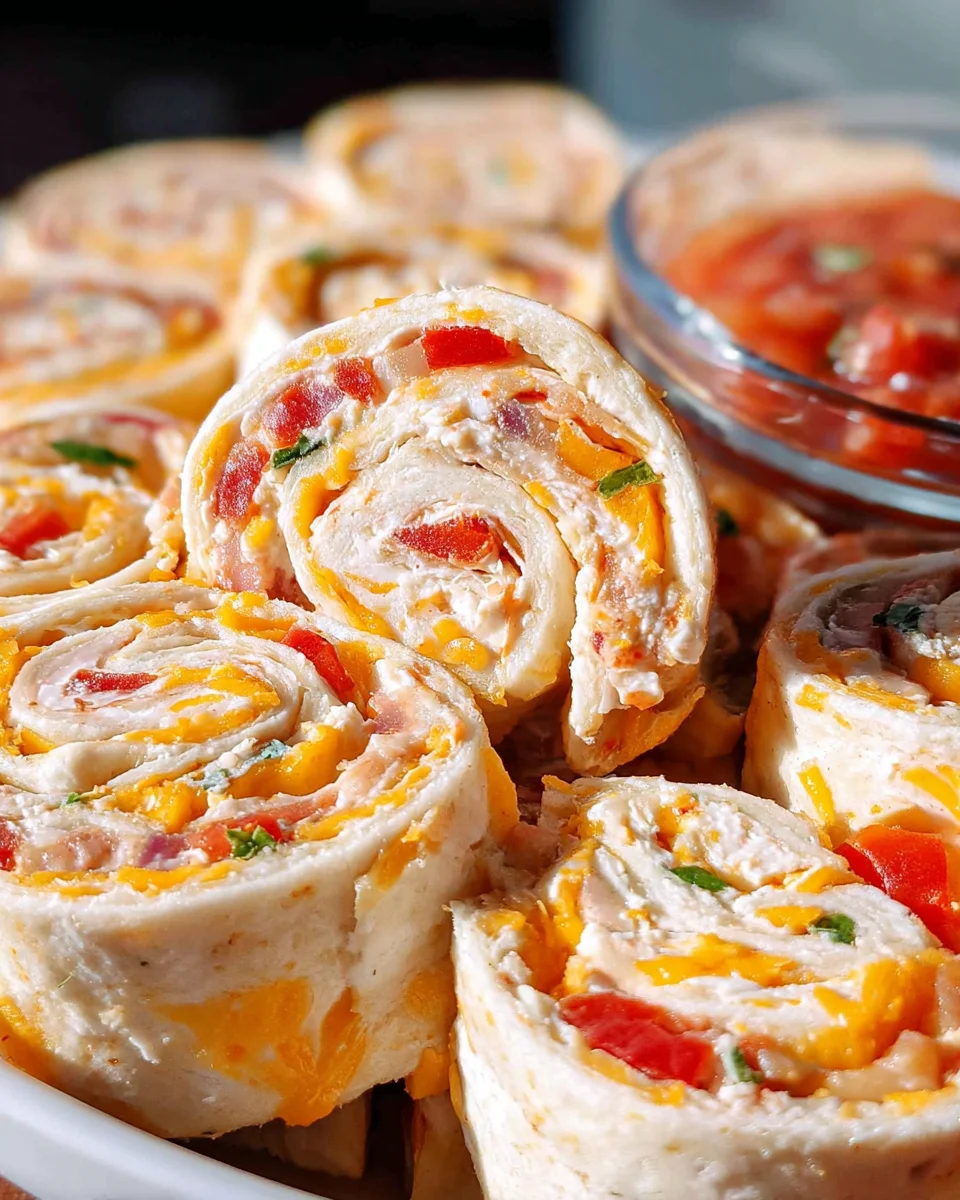 Easy Fiesta Roll Ups (Mexican Pinwheels) 18 Easy