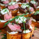 Easy Steak Crostini (with Horseradish Sauce) 20 Easy Steak Crostini (with Horseradish Sauce)