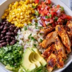 Grilled Chicken Burrito Bowls