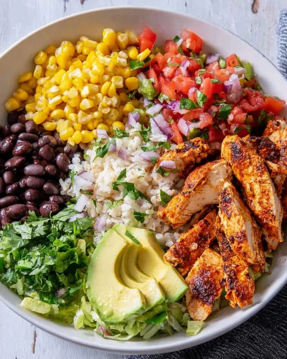 Grilled Chicken Burrito Bowls 18 Grilled Chicken Burrito Bowls