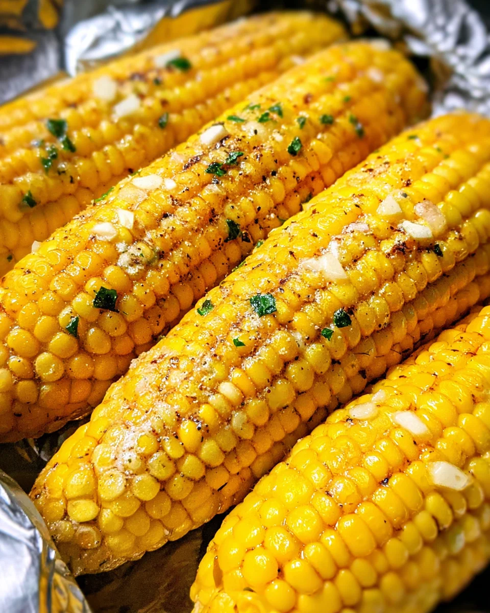 Grilled Corn on the Cob in Foil 17 Grilled