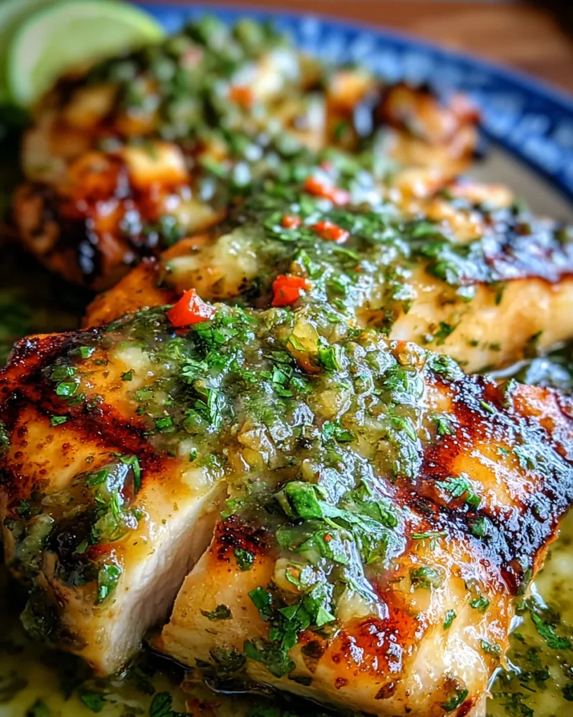 Grilled Salsa Verde Pepper Jack Chicken