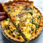 Gruyere, Ham And Arugula Quiche