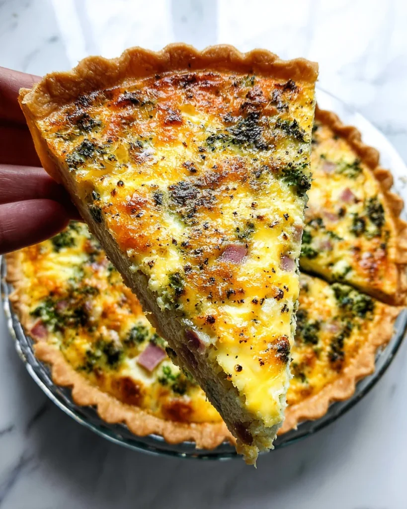 Gruyere, Ham And Arugula Quiche