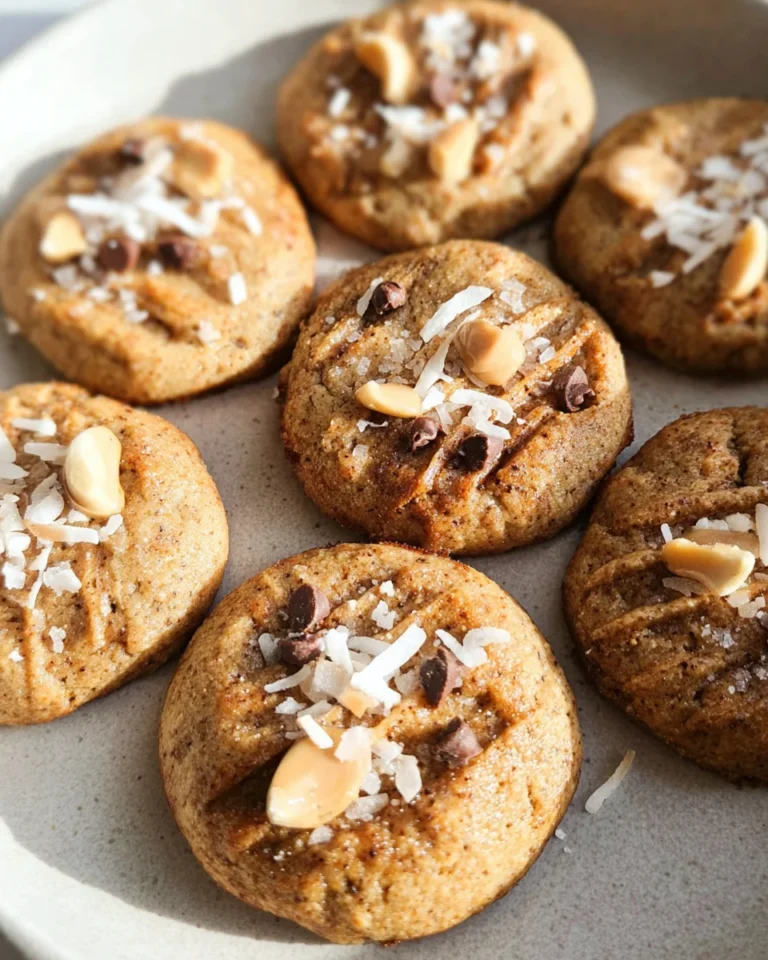 Healthy Peanut Butter Banana Cookies