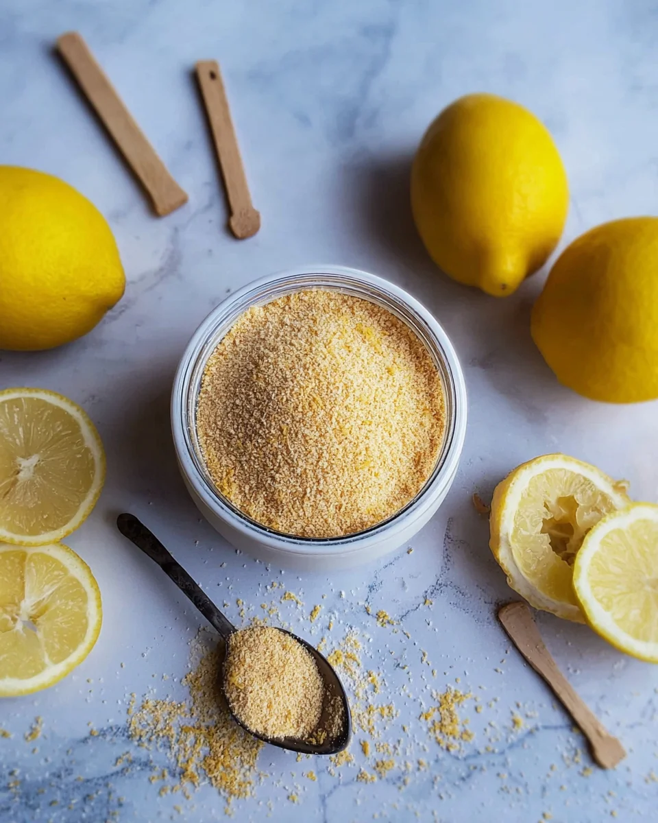 Homemade Dried Lemon Peel Powder