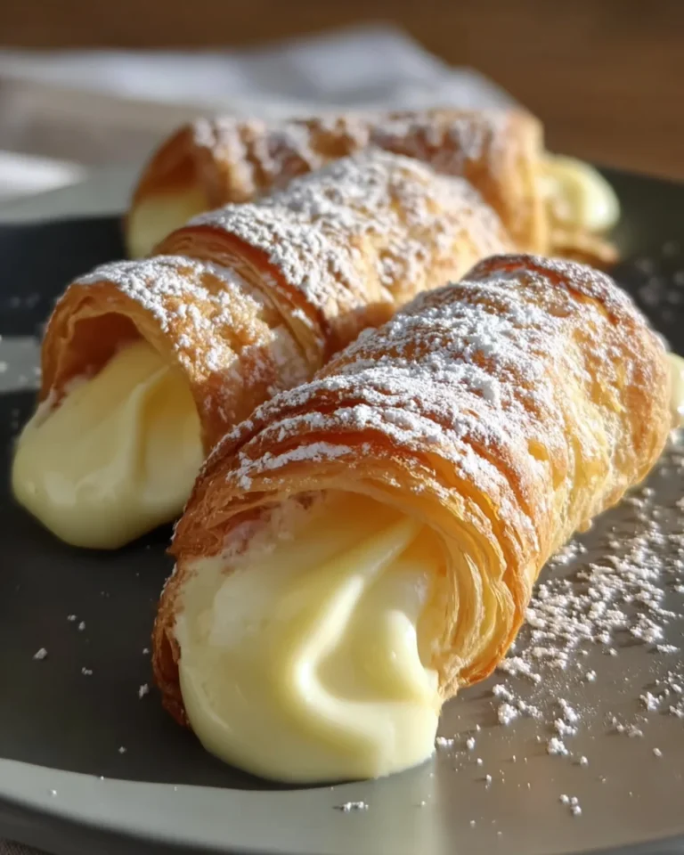 Italian Cream Stuffed Cannoncini