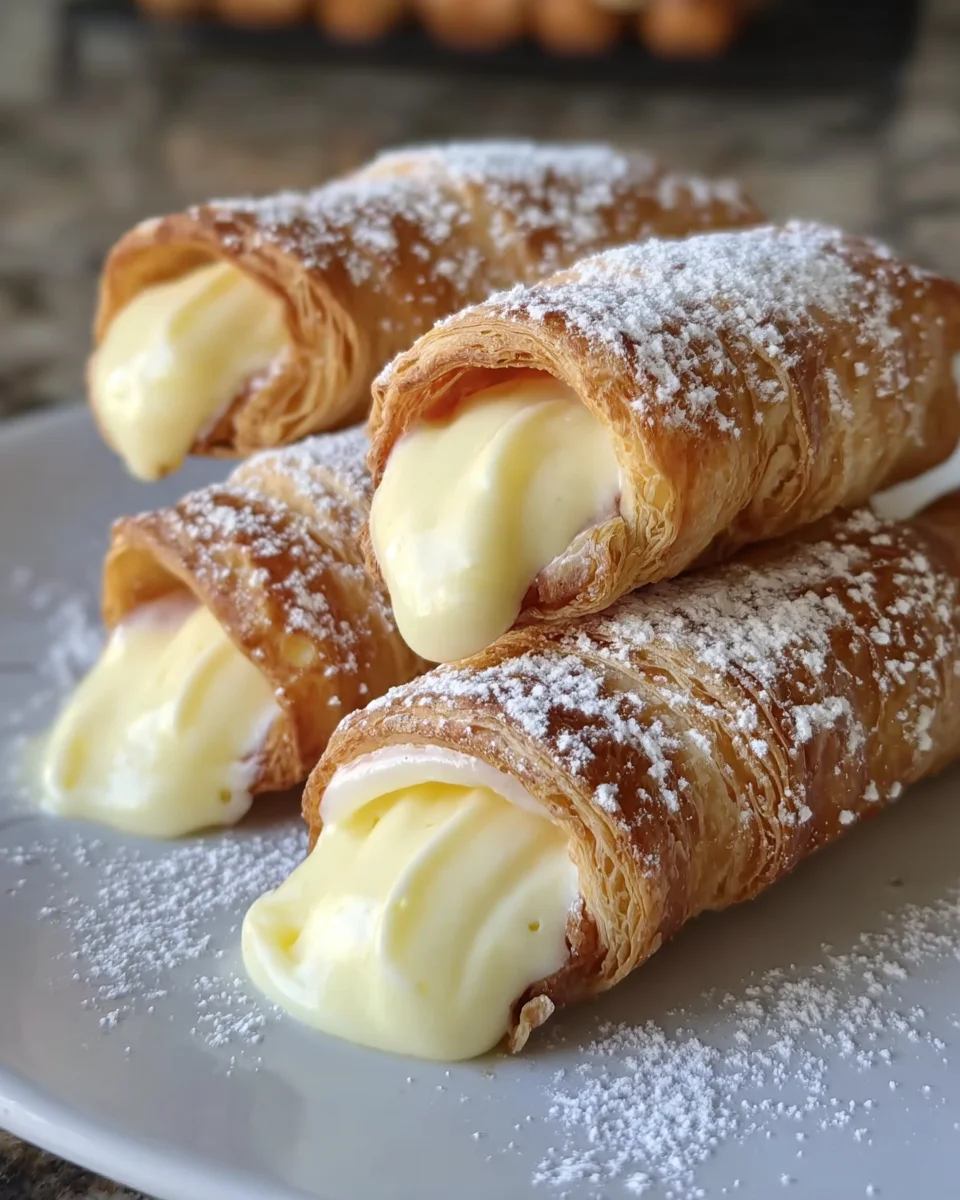 Italian Cream Stuffed Cannoncini 20 Italian