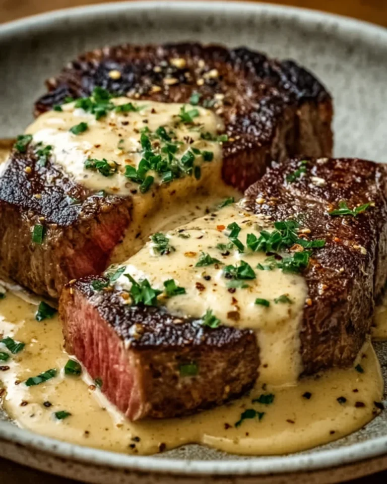 Juicy Steak with Creamy Garlic Sauce 30 Juicy Steak with Creamy Garlic Sauce