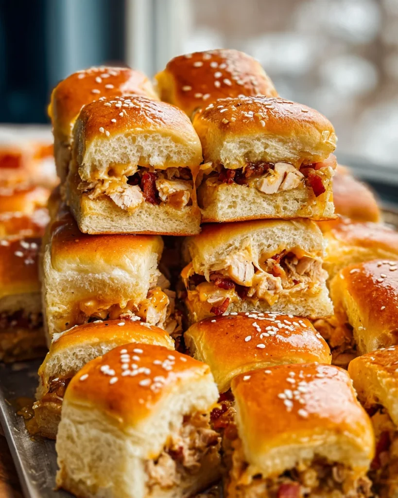 Maple Chicken and Bacon Sliders