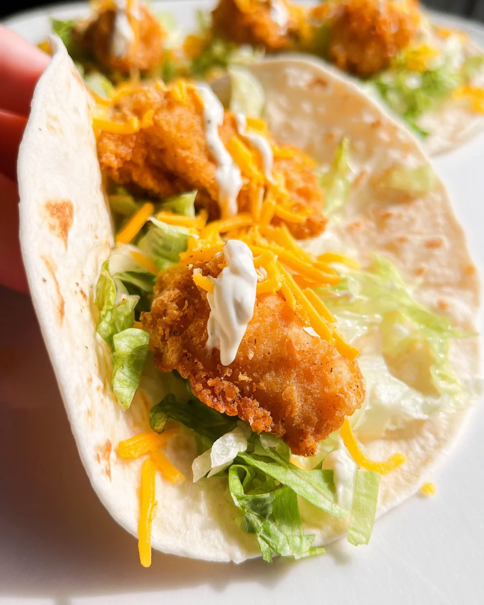 McDonalds Crispy Chicken Ranch Snack Wrap Copycat 2