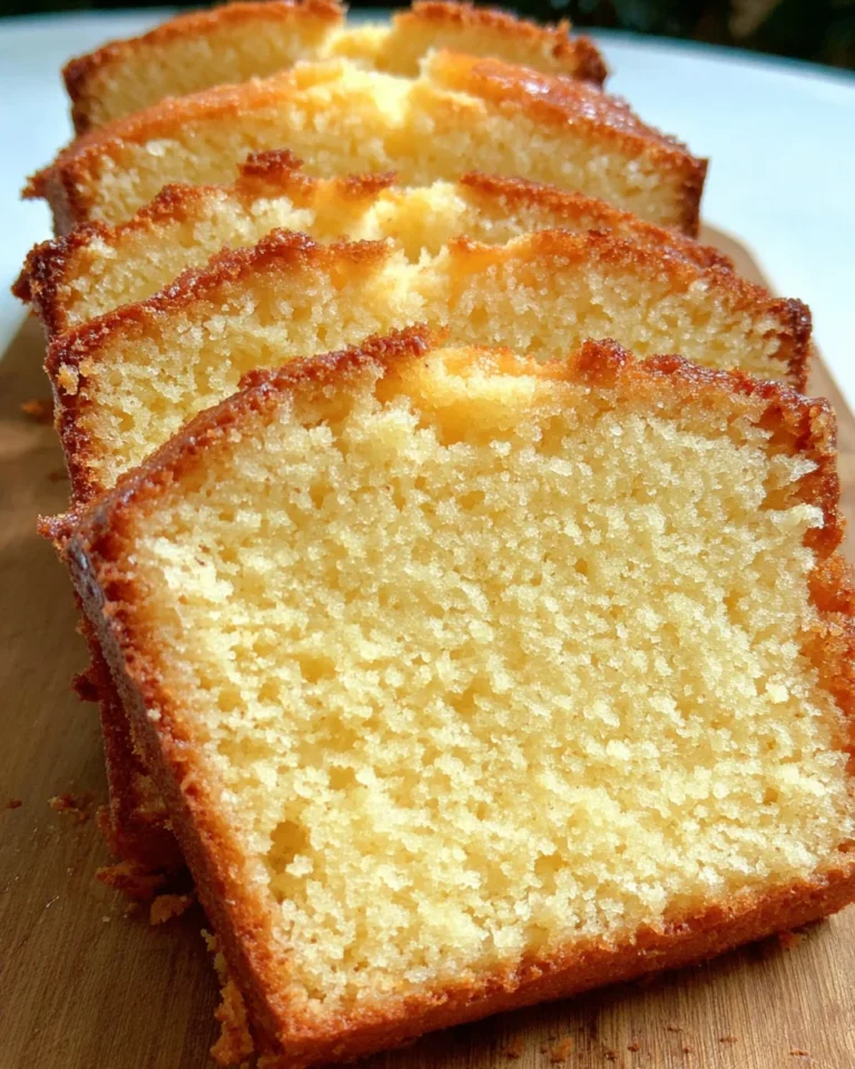 Moist Vanilla Pound