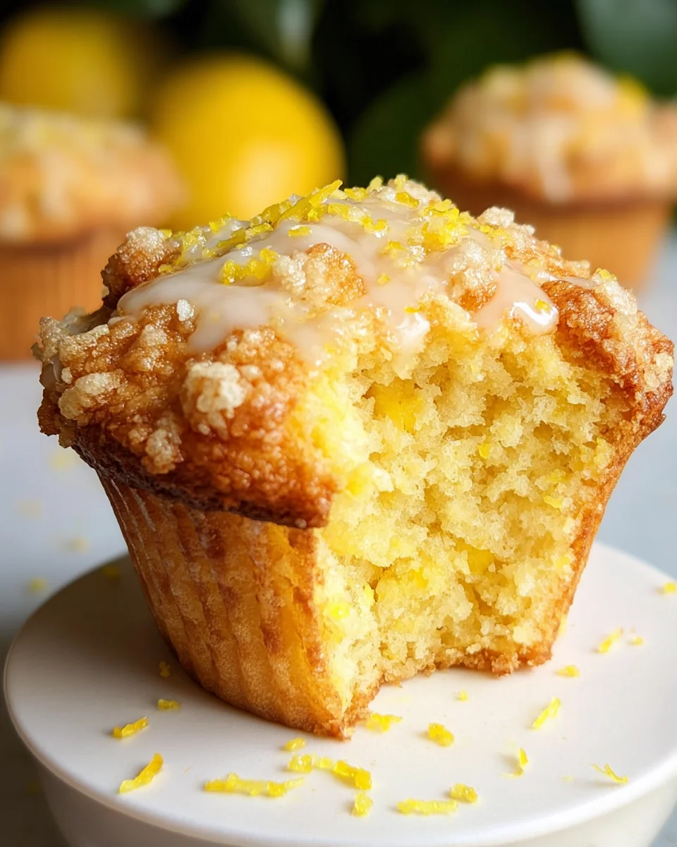 Moist Vegan Lemon Muffins 23 Moist