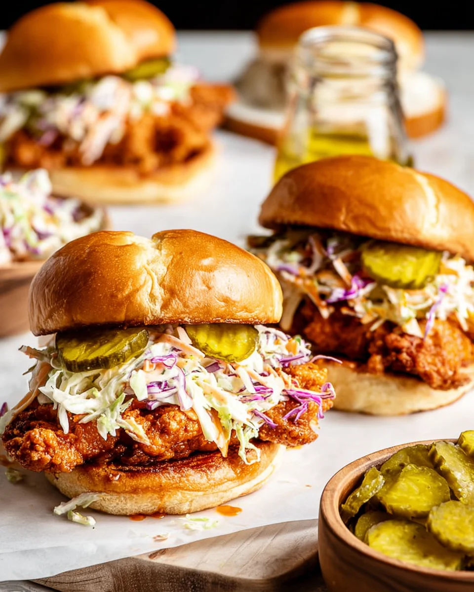 Nashville Hot Chicken Sandwiches