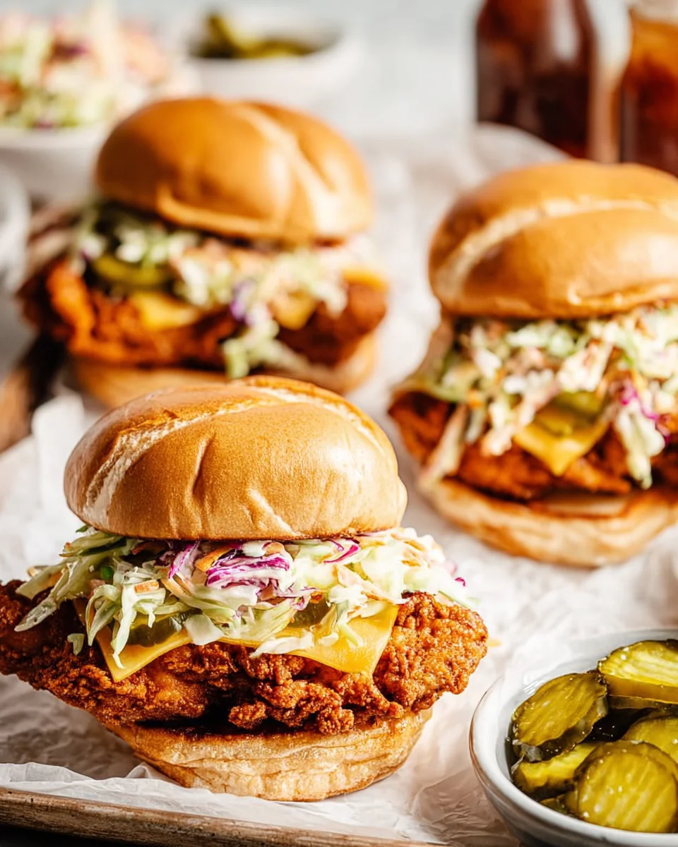 Nashville Hot Chicken Sandwiches 22 Nashville