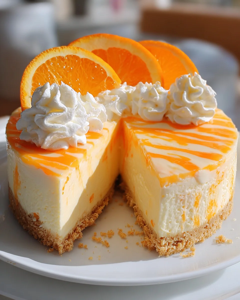 No-Bake Orange Creamsicle Cheesecake 19 No-Bake