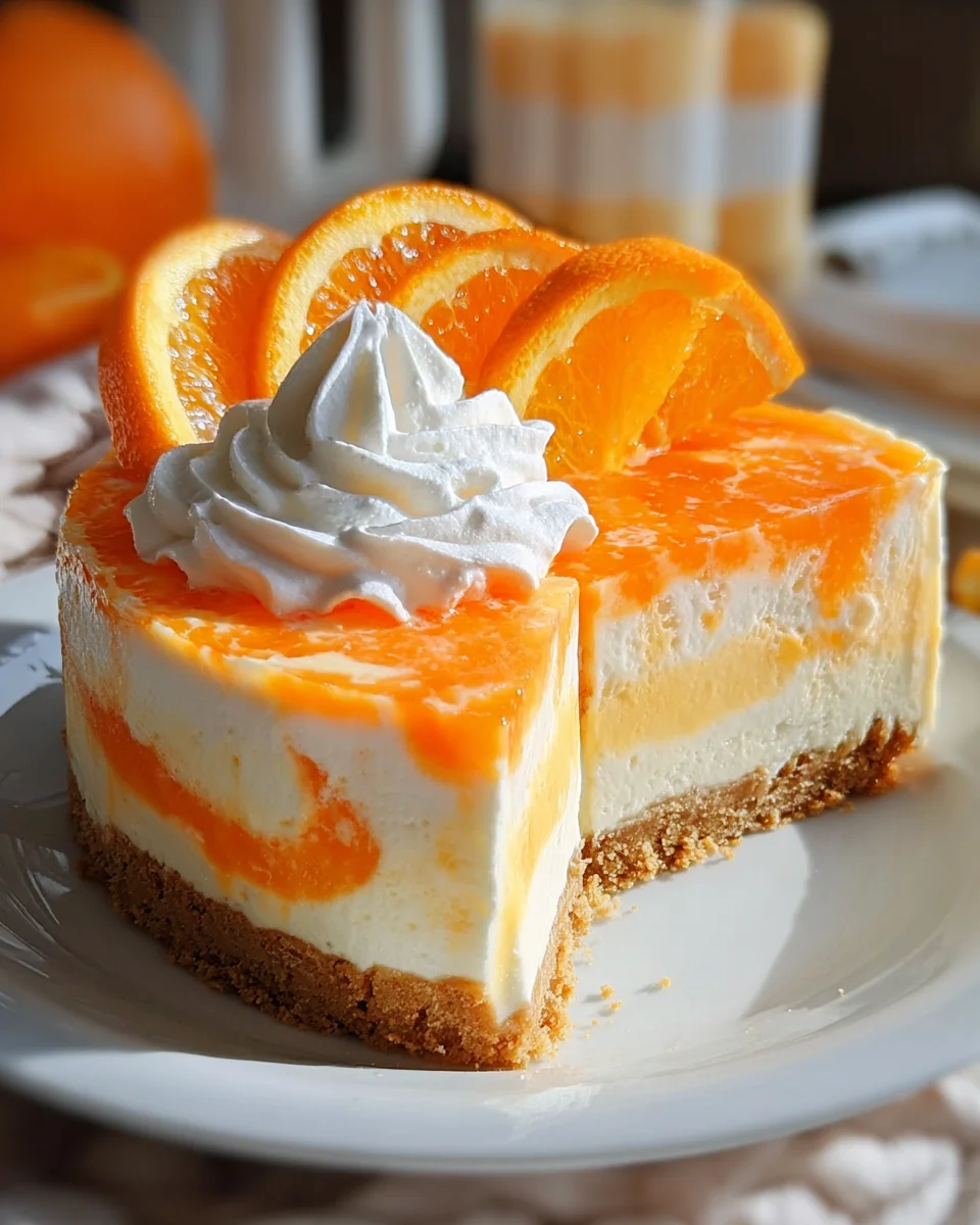 No-Bake Orange Creamsicle Cheesecake 20 No-Bake