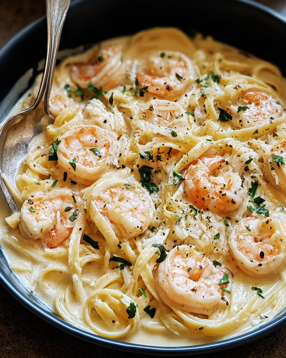 One Pot Shrimp and Crab Alfredo 21 One