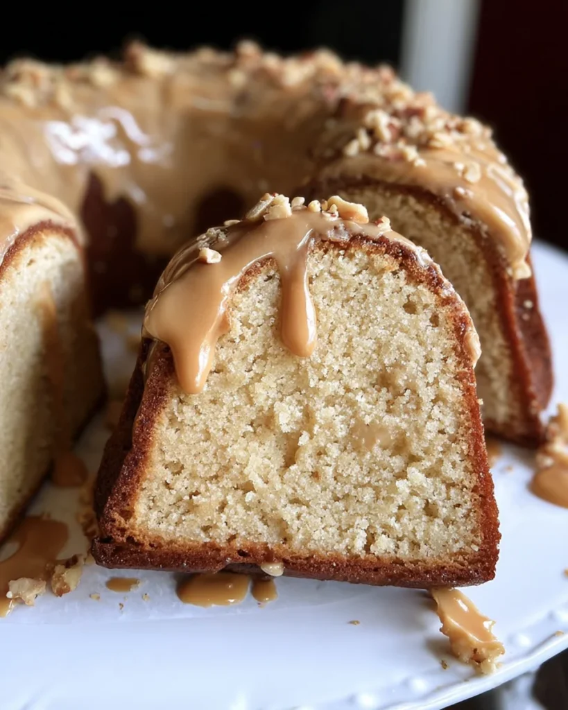 Peanut Butter Cream Pound Cake