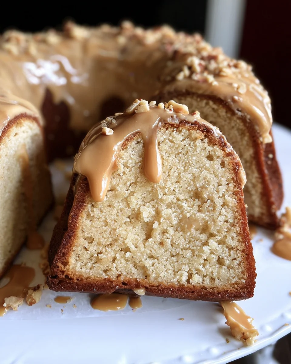 Peanut Butter Cream Pound Cake