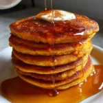 Pumpkin Cottage Cheese Pancakes
