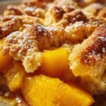 Ridiculously Easy Peach Cobbler