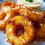 Rum-Soaked Fried Pineapple