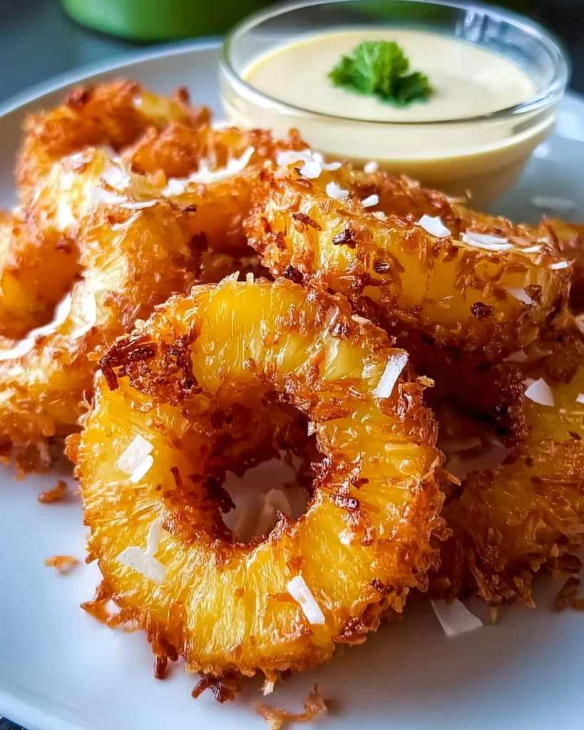 Rum-Soaked Fried Pineapple
