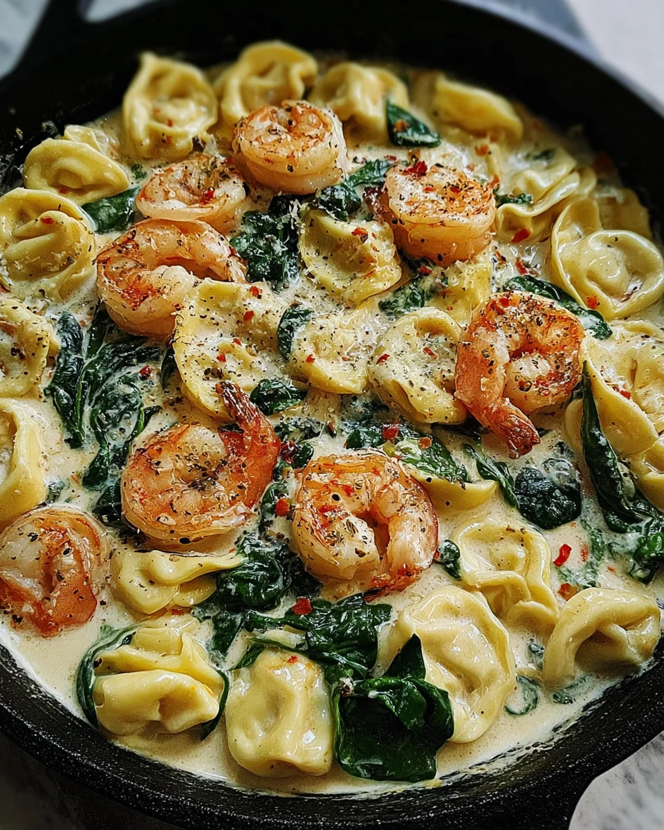 Shrimp Tortellini with Garlic Sauce 21 Shrimp