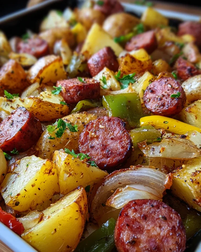 Smoked Sausage and Potato Bake