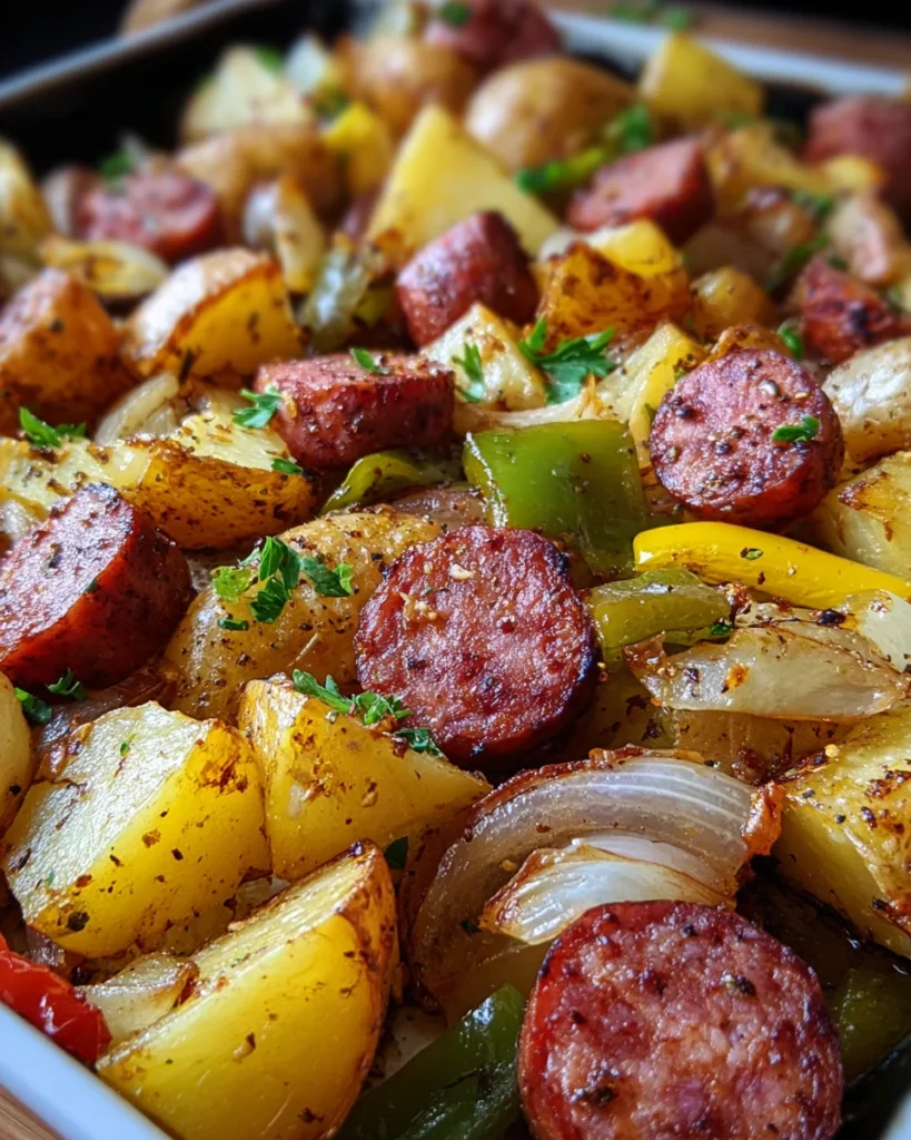 Smoked Sausage and Potato Bake