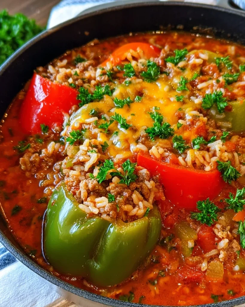 Stuffed Pepper Soup