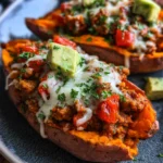 Turkey Taco Stuffed Sweet Potatoes 19 Turkey Taco Stuffed Sweet Potatoes