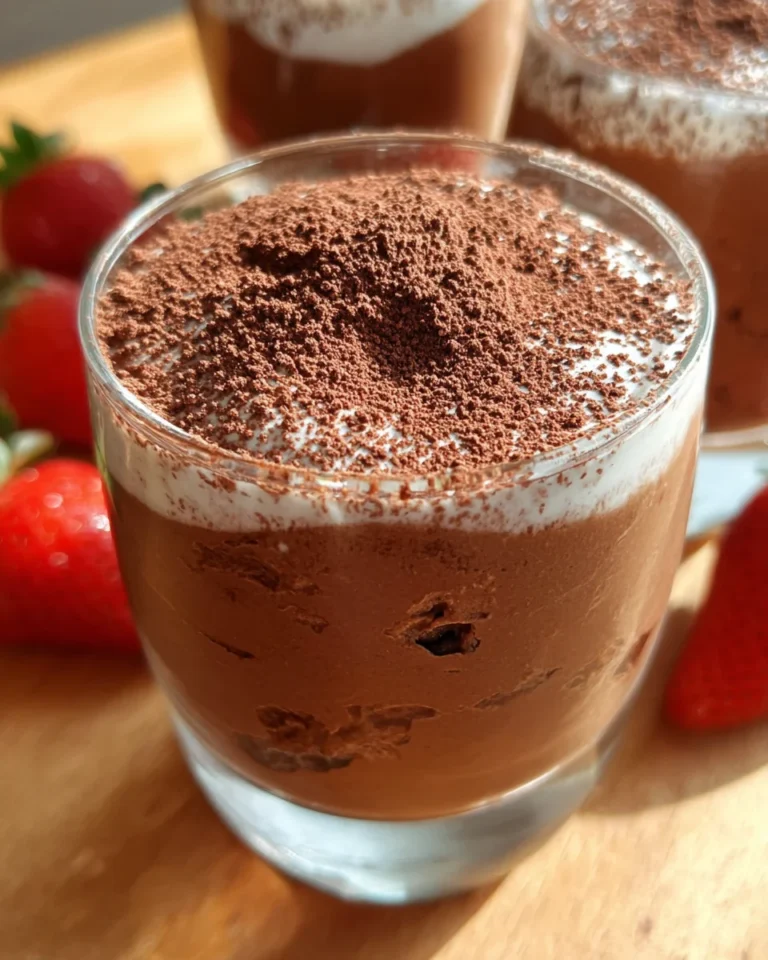 Vegan Chocolate Mousse with Aquafaba