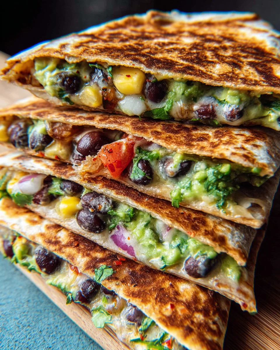 Vegan Quesadillas with Black Beans and Avocado 23 Vegan Quesadillas with Black Beans and Avocado