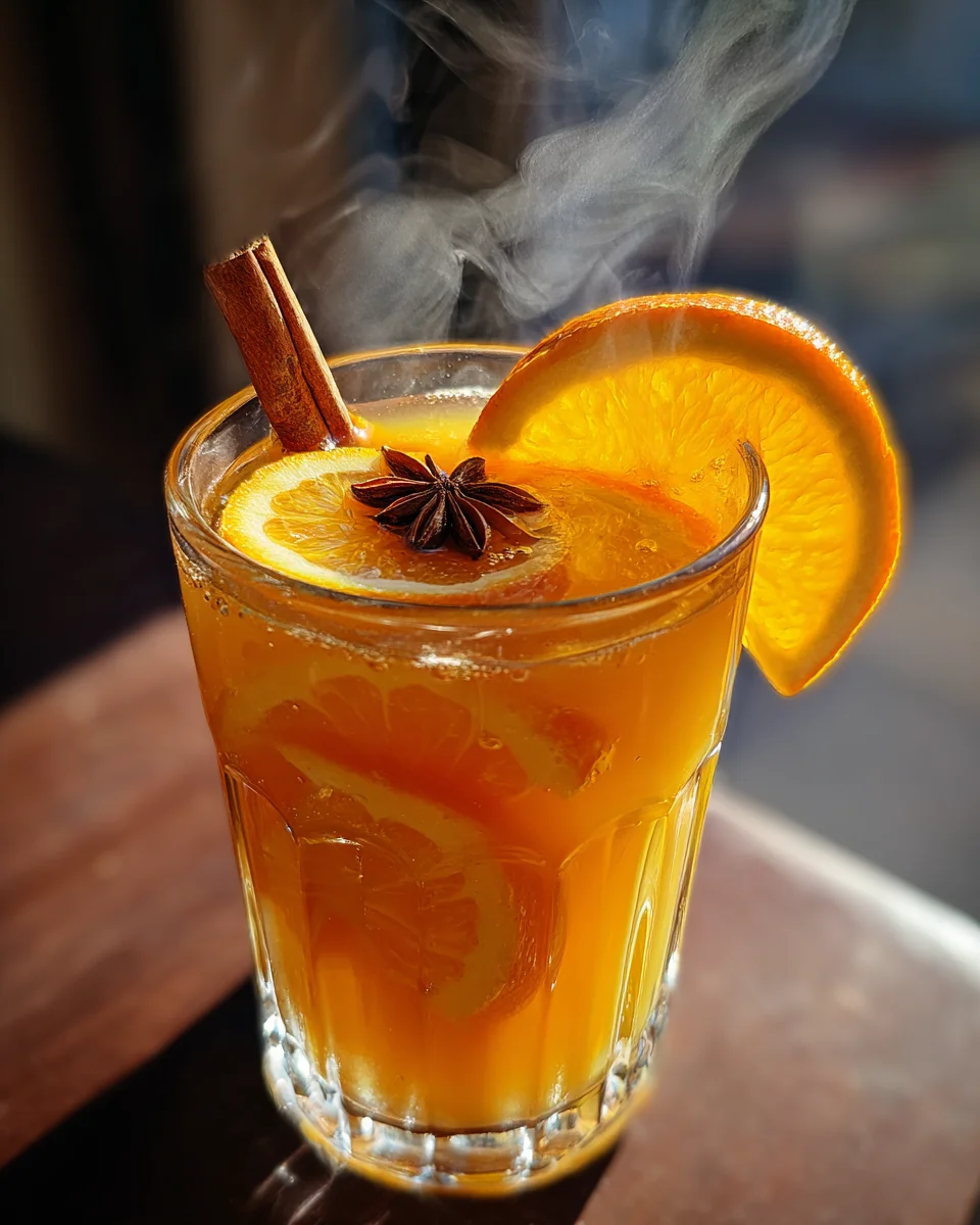 Warm Cinnamon Orange Delight Mocktail Recipe