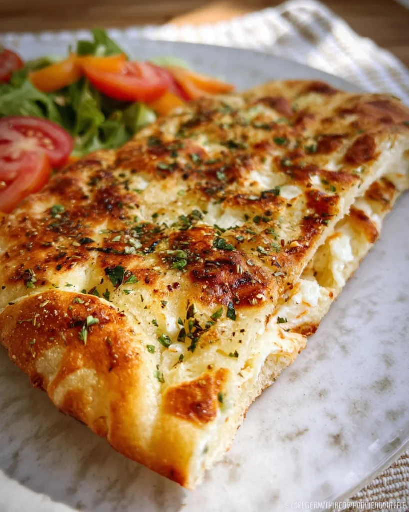 2 Ingredient Cottage Cheese Flatbread Recipe