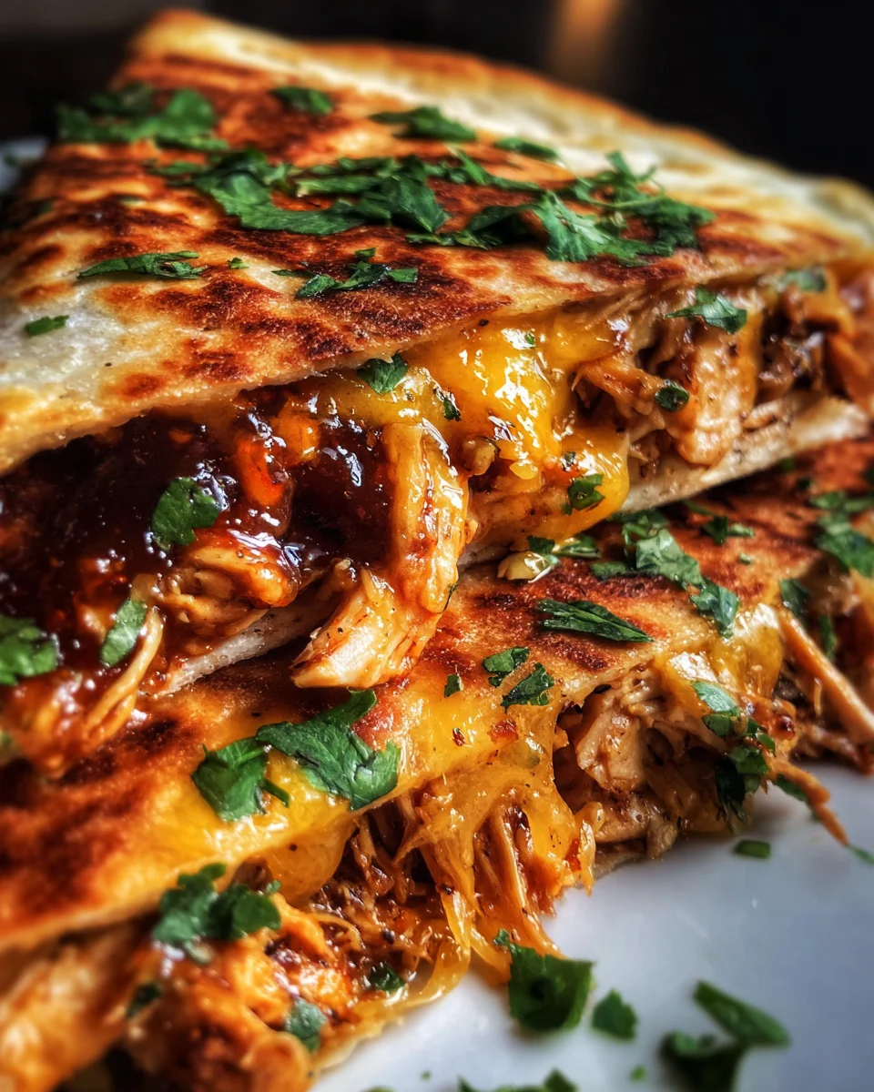 BBQ Chicken Quesadilla 20 BBQ