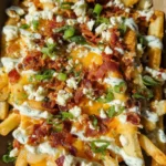 Bacon Cheese Fries with Ranch